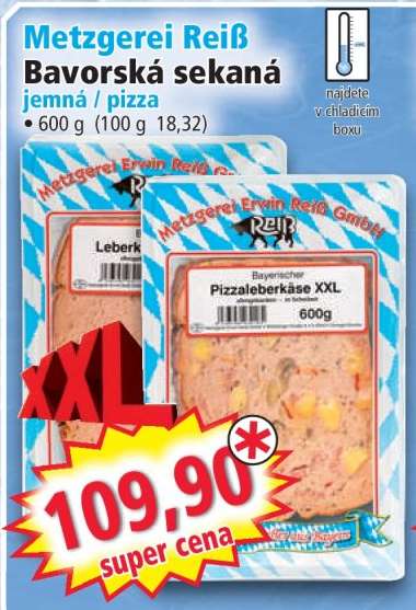 Metzgerei Reiß Bavorská sekaná