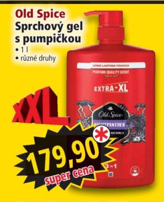 Old Spice Sprchový gel s pumpičkou
