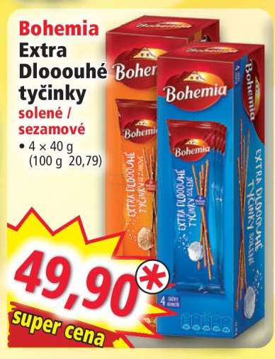 Bohemia Extra Dlooouhé tyčinky