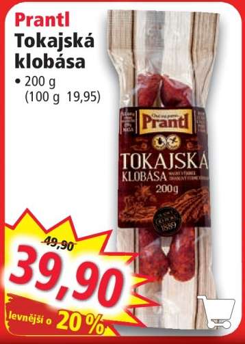 Prantl Tokajská klobása