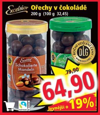 Ořechy v čokoládě