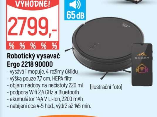 Robotický vysavač Ergo 2218 90000