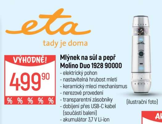 Mlýnek na sůl a pepř Molino Duo 1928 90000