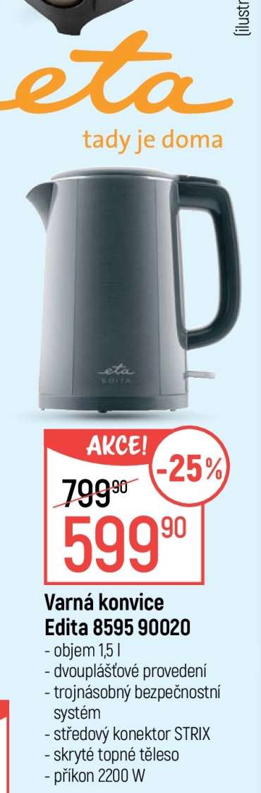 Varná konvice Edita 8595 90020