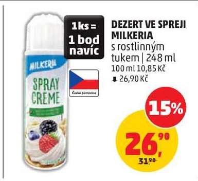 DEZERT VE SPREJI MILKERIA