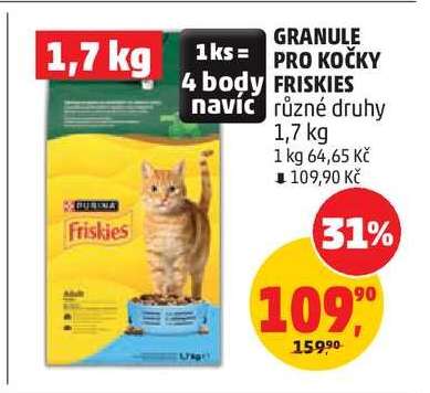 GRANULE PRO KOČKY FRISKIES