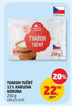 TVAROH TUČNÝ 11% KARLOVA KORUNA