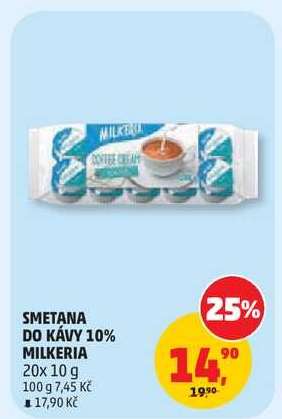 Smetana do kávy 10% Milkeria