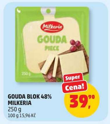 GOUDA BLOK 48% MILKERIA