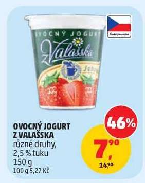 OVOCNÝ JOGURT Z VALAŠSKA