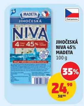 JIHOČESKÁ NIVA 45% MADETA*