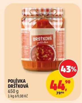 POLÉVKA DRŠŤKOVÁ