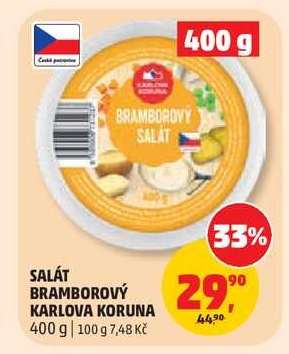 SALÁT BRAMBOROVÝ KARLOVA KORUNA