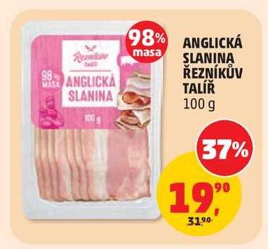 ANGLICKÁ SLANINA ŘEZNÍKŮV TALÍŘ