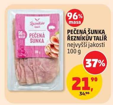 Pečená šunka Řezníkův talíř