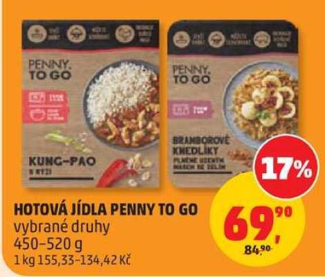 HOTOVÁ JÍDLA PENNY TO GO