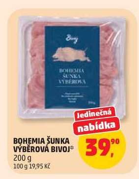 BOHEMIA ŠUNKA VÝBĚROVÁ BIVOJ