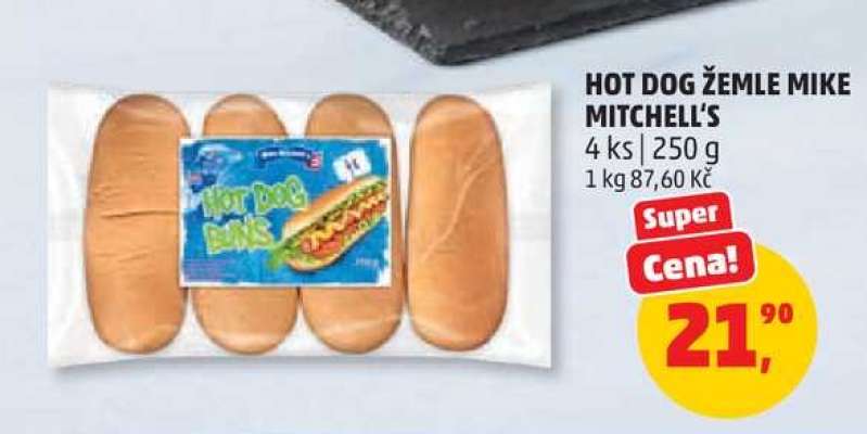HOT DOG ŽEMLE MIKE MITCHELL'S