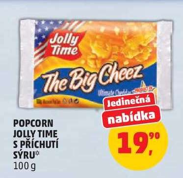 POPCORN JOLLY TIME S PŘÍCHUTÍ SÝRU