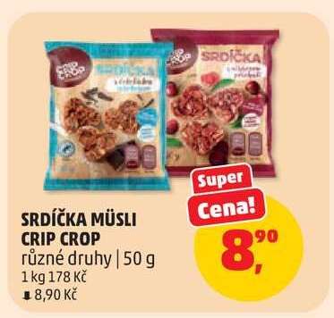 SRDÍČKA MÜSLI CRIP CROP