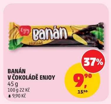 BANÁN V ČOKOLÁDĚ ENJOY