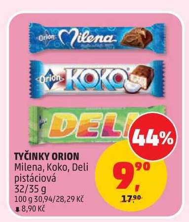 TYČINKY ORION