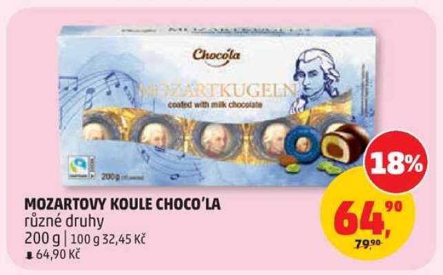 MOZARTOVY KOULE CHOCO‘LA