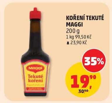 KOŘENÍ TEKUTÉ MAGGI