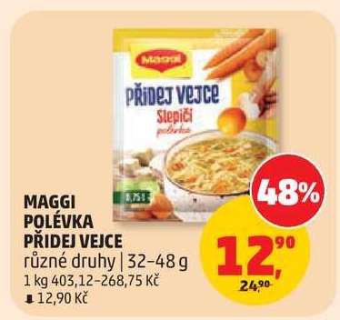 Maggi Polévka Přidej vejce