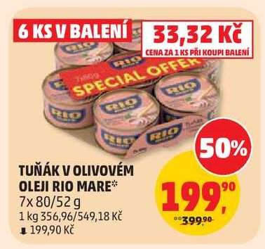 TUŇÁK V OLIVOVÉM OLEJI RIO MARE*