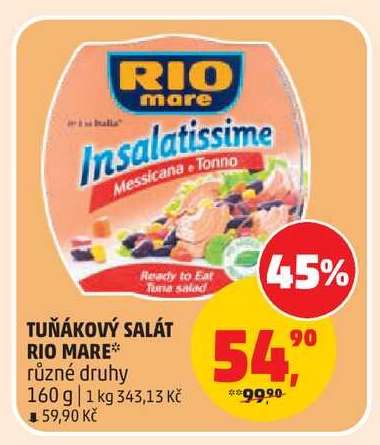 TUŇÁKOVÝ SALÁT RIO MARE*