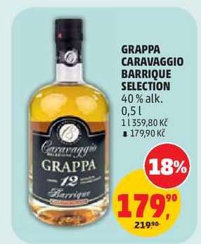 GRAPPA CARAVAGGIO BARRIQUE SELECTION*