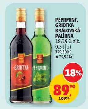 Peprmint, Griotka Královská Palírna