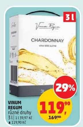 VINUM REGUM různé druhy