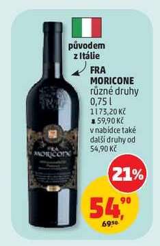 FRA MORICONE různé druhy