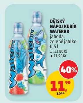DĚTSKÝ NÁPOJ KUBÍK WATERRR