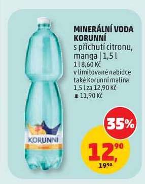 MINERÁLNÍ VODA KORUNNÍ