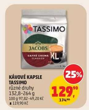 Kávové kapsle Tassimo
