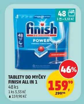 TABLETY DO MYČKY FINISH ALL IN 1*