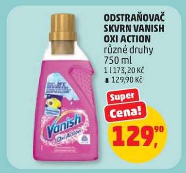 ODSTRAŇOVAČ SKVRN VANISH OXI ACTION