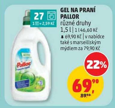GEL NA PRANÍ PALLOR