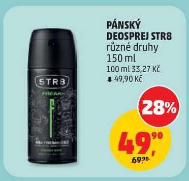 PÁNSKÝ DEOSPREJ STR8