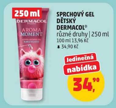 SPRCHOVÝ GEL DĚTSKÝ DERMACOL