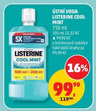 Ústní voda Listerine Cool Mint