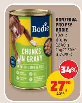 KONZERVA PRO PSY BODIE