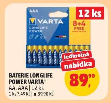 BATERIE LONGLIFE POWER VARTA*