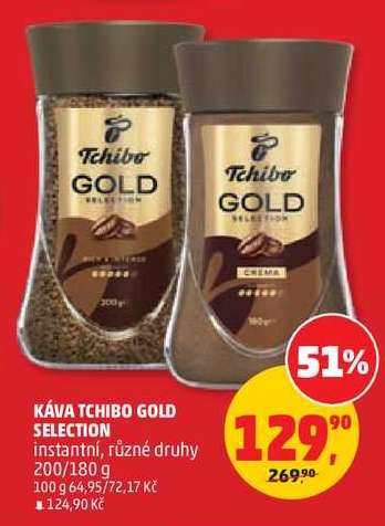 KÁVA TCHIBO GOLD SELECTION