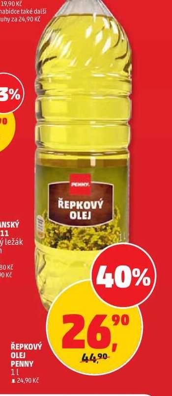 ŘEPKOVÝ OLEJ PENNY