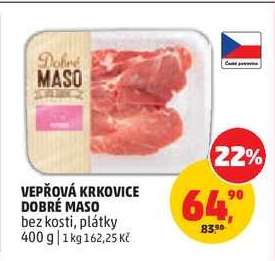 Vepřová krkovice Dobré maso