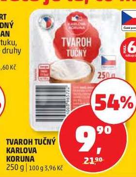 Tvaroh tučný Karlova Koruna
